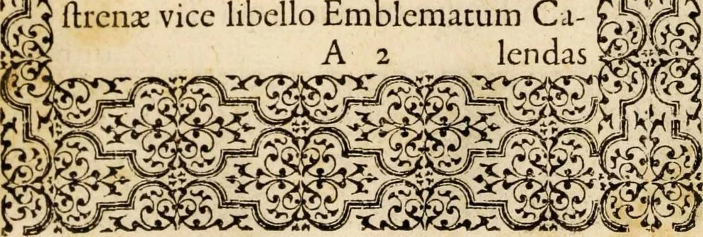 An illustration from Hadriani Iunii medici Emblemata, ad D. Arnoldum Cobelium [electronic resource]: eiusdem Aenigmatum libellus, ad D. Arnoldum Rosenbergum, 1565, leaf 9