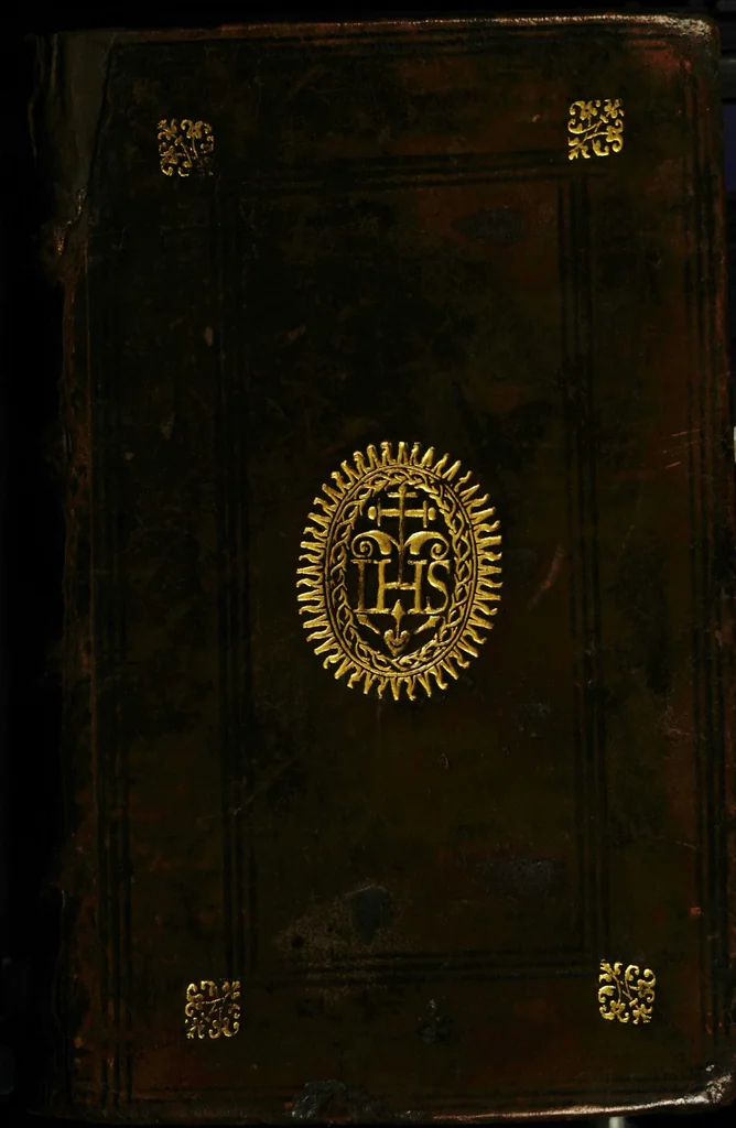 An illustration from Thesaurus precum et exercitiorum spiritualium: in vsum pr[a]esertim Sodalitatis Partheniae, 1609, leaf 1