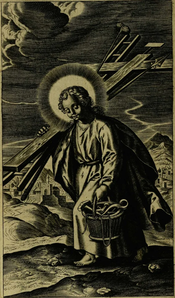 An illustration from Thesaurus precum et exercitiorum spiritualium: in vsum pr[a]esertim Sodalitatis Partheniae, 1609, leaf 164