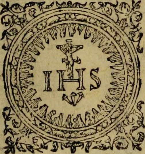 An illustration from Thesaurus precum et exercitiorum spiritualium: in vsum pr[a]esertim Sodalitatis Partheniae, 1609, leaf 369