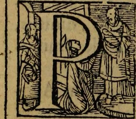 An illustration from Thesaurus precum et exercitiorum spiritualium: in vsum pr[a]esertim Sodalitatis Partheniae, 1609, leaf 421