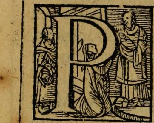 An illustration from Thesaurus precum et exercitiorum spiritualium: in vsum pr[a]esertim Sodalitatis Partheniae, 1609, leaf 457