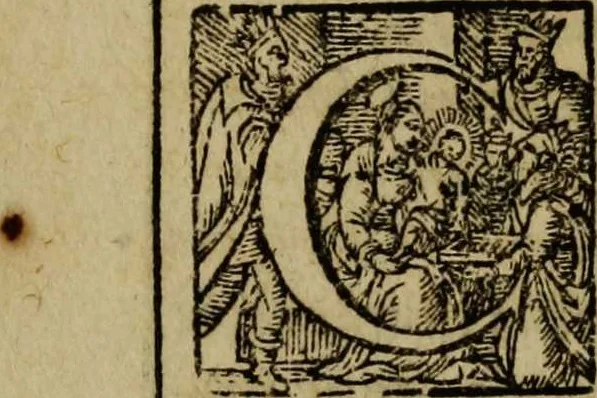 An illustration from Thesaurus precum et exercitiorum spiritualium: in vsum pr[a]esertim Sodalitatis Partheniae, 1609, leaf 538