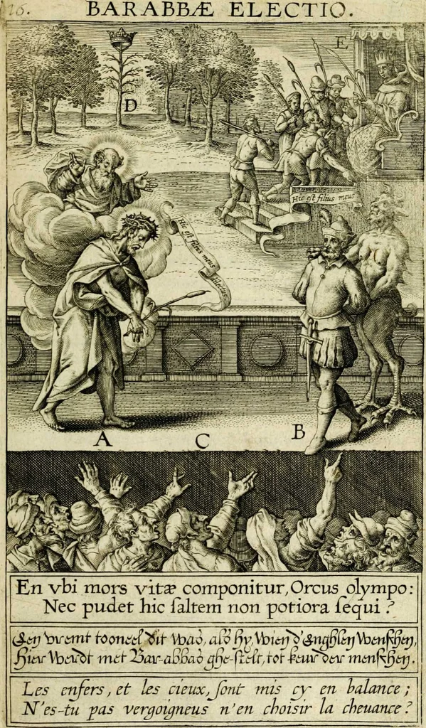 An illustration from Paradisus sponsi et sponsae in quo messis myrrhae et aromatum ex instrumentis ac mysterijs passionis Christi colligenda, vt ei commoriamur : et, Pancarpium Marianum, septemplici titulorum serie distinctum, vt in B. Virginis odorem curramus, et Christus formetur in nobis, 1618, leaf 115