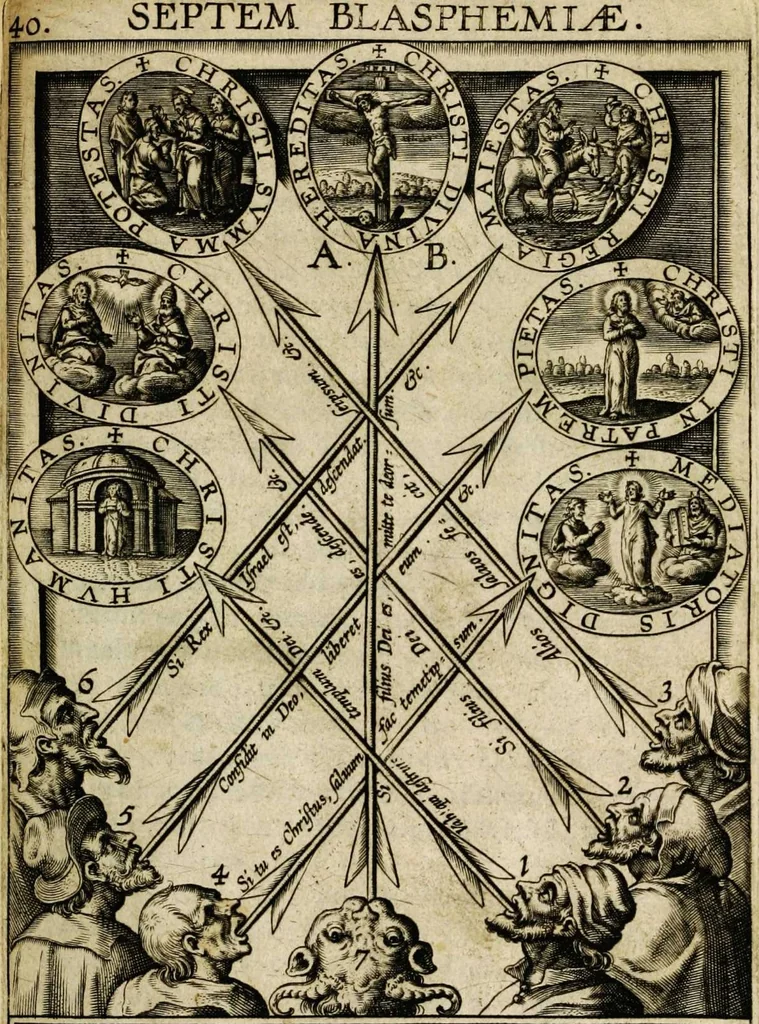 An illustration from Paradisus sponsi et sponsae in quo messis myrrhae et aromatum ex instrumentis ac mysterijs passionis Christi colligenda, vt ei commoriamur : et, Pancarpium Marianum, septemplici titulorum serie distinctum, vt in B. Virginis odorem curramus, et Christus formetur in nobis, 1618, leaf 259