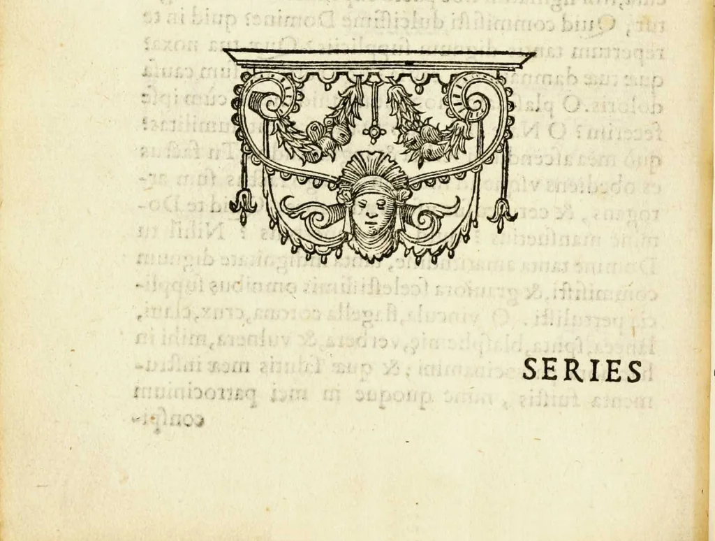 An illustration from Paradisus sponsi et sponsae in quo messis myrrhae et aromatum ex instrumentis ac mysterijs passionis Christi colligenda, vt ei commoriamur : et, Pancarpium Marianum, septemplici titulorum serie distinctum, vt in B. Virginis odorem curramus, et Christus formetur in nobis, 1618, leaf 326