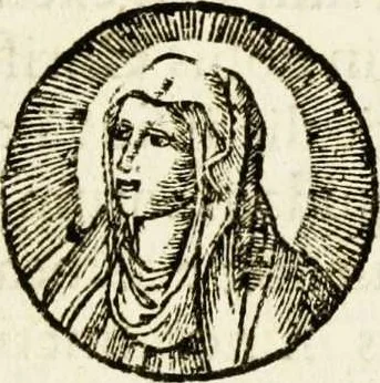 An illustration from Paradisus sponsi et sponsae in quo messis myrrhae et aromatum ex instrumentis ac mysterijs passionis Christi colligenda, vt ei commoriamur : et, Pancarpium Marianum, septemplici titulorum serie distinctum, vt in B. Virginis odorem curramus, et Christus formetur in nobis, 1618, leaf 344