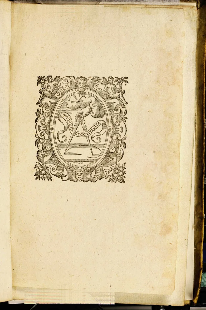 An illustration from Paradisus sponsi et sponsae in quo messis myrrhae et aromatum ex instrumentis ac mysterijs passionis Christi colligenda, vt ei commoriamur : et, Pancarpium Marianum, septemplici titulorum serie distinctum, vt in B. Virginis odorem curramus, et Christus formetur in nobis, 1618, leaf 671