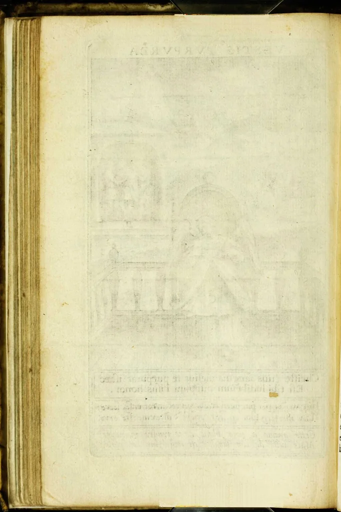 An illustration from Paradisus sponsi et sponsae: in quo messis myrrhae et aromatum ex instrumentis ac mysterijs passionis Christi colligenda, vt ei commoriamur : et, Pancarpium Marianum, septemplici titulorum serie distinctum, vt in B. Virginis odorem curramus, et Christus formetur in nobis, 1618, leaf 140