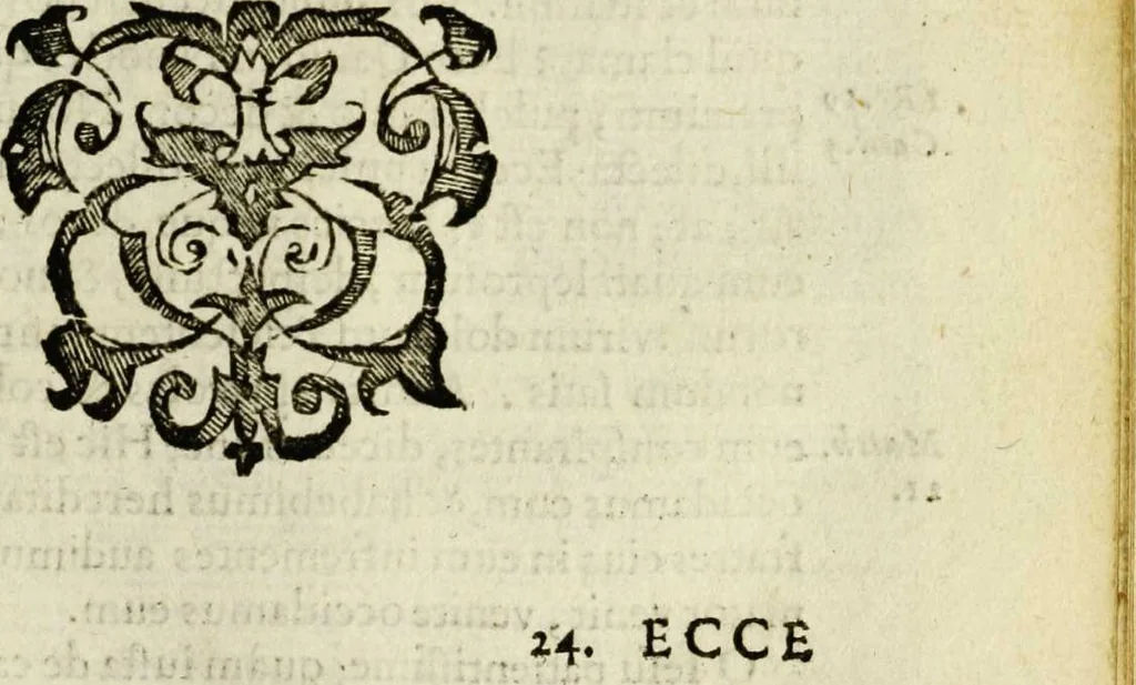 An illustration from Paradisus sponsi et sponsae: in quo messis myrrhae et aromatum ex instrumentis ac mysterijs passionis Christi colligenda, vt ei commoriamur : et, Pancarpium Marianum, septemplici titulorum serie distinctum, vt in B. Virginis odorem curramus, et Christus formetur in nobis, 1618, leaf 161