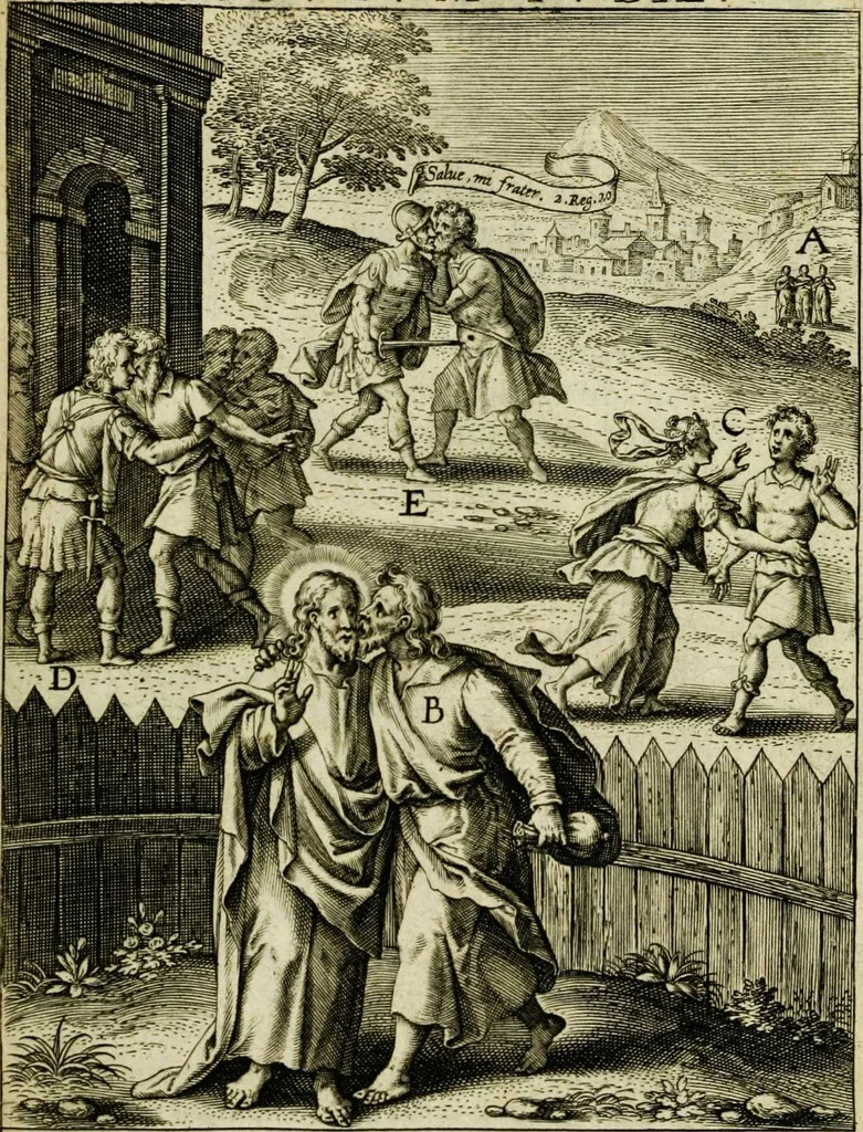 An illustration from Paradisus sponsi et sponsae: in quo messis myrrhae et aromatum ex instrumentis ac mysterijs passionis Christi colligenda, vt ei commoriamur : et, Pancarpium Marianum, septemplici titulorum serie distinctum, vt in B. Virginis odorem curramus, et Christus formetur in nobis, 1618, leaf 61