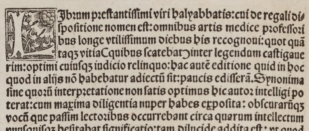 An illustration from Liber totius medicine necessaria co[n]tinens, 1523, leaf 5