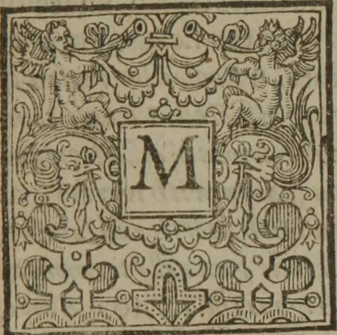 An illustration from The anatomy of melancholy : what it is, with all the kinds causes, symptomes, prognostickes, & seuerall cures of it ; in three partitions, with their severall sections, members & subsections ; philosophically, medicinally, historically, opened & cut up, 1628, leaf 98