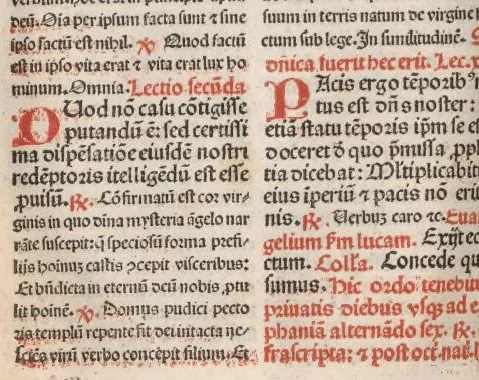 An illustration from Breviarium Cisterciense., leaf 191