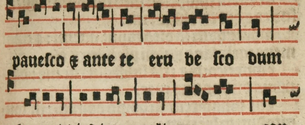 An illustration from Manuale ad usum insignis ecclesie Nanetensis, rationem administrandi sacramenta ecclesiastica continens : omnibus curam animarum habentibus utile ac neccessarium : authoritate R. in Christo P. & domini D. Antonii à Crequy ejusdem ecclesie episcopi, nuper impressum., 1556, leaf 110