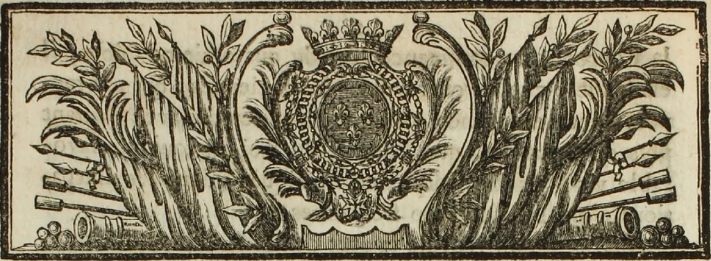 An illustration from Placitum magni consilii pro gallicana Benedictorum congregatione, aduersus Maioris. Monasterij monachos, 1606, leaf 129