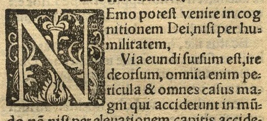 An illustration from Sententiae vere aureae... Aegidii Assisinatis, omnibus ad christianam perfectionem aspirantibus utilissimae..., 1534, leaf 10