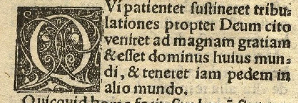 An illustration from Sententiae vere aureae... Aegidii Assisinatis, omnibus ad christianam perfectionem aspirantibus utilissimae..., 1534, leaf 15