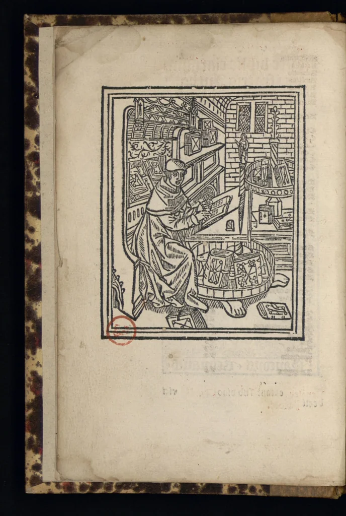 An illustration from Figure Biblie clarissimi viri fratris Anthonii de Rampegolis ordinis sci Augustini., 1506, leaf 7