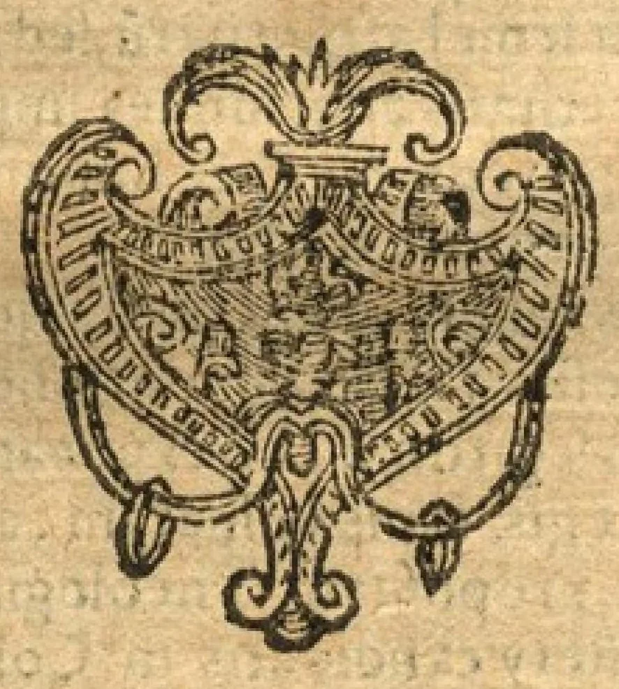 An illustration from Contra libellum Calvini in quo ostendere conatur hæreticos jure gladii coercendos esse, 1612, leaf 203