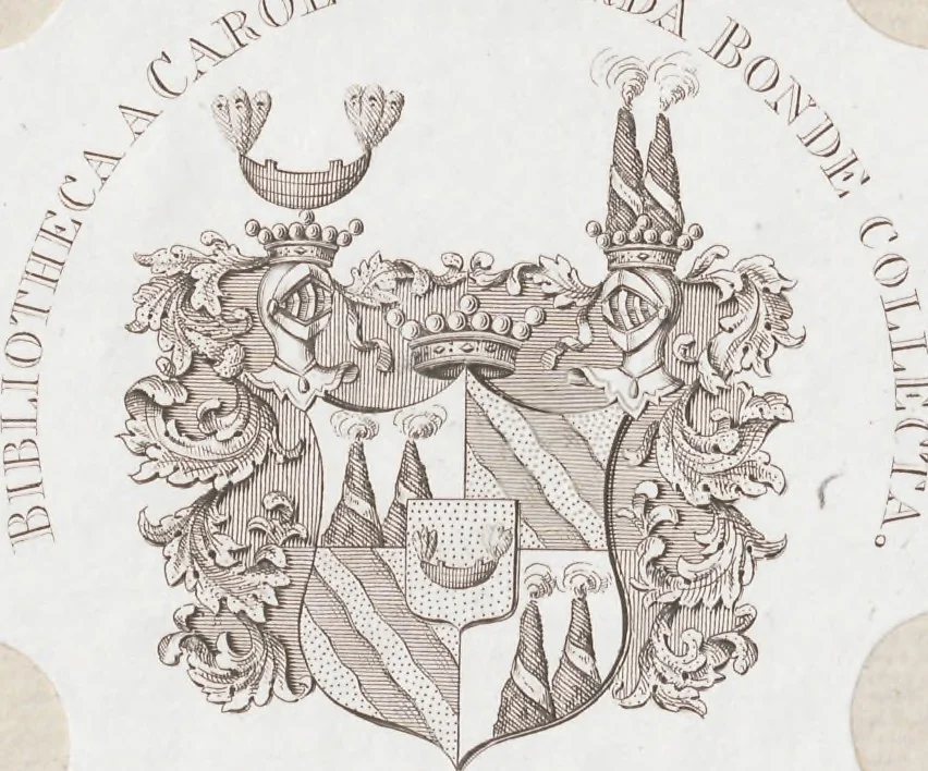 An illustration from Observationes juris practicae : thet är åthskillige påminnelser uthi rättegångs saker ... Kort beskriffning om thet som wid then Constantinopolitaniske resan är föreluppit, 1679, leaf 3