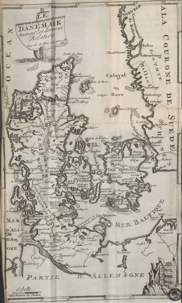 An illustration from Etat du royaume de Danemark, tel qu'il etoit en 1692, 1695, leaf 133