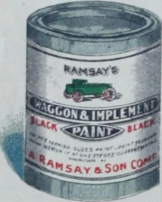 An illustration from A. Ramsay & Son Company, paint makers, Montreal, 1905, leaf 10