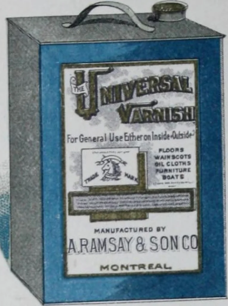 An illustration from A. Ramsay & Son Company, paint makers, Montreal, 1905, leaf 28