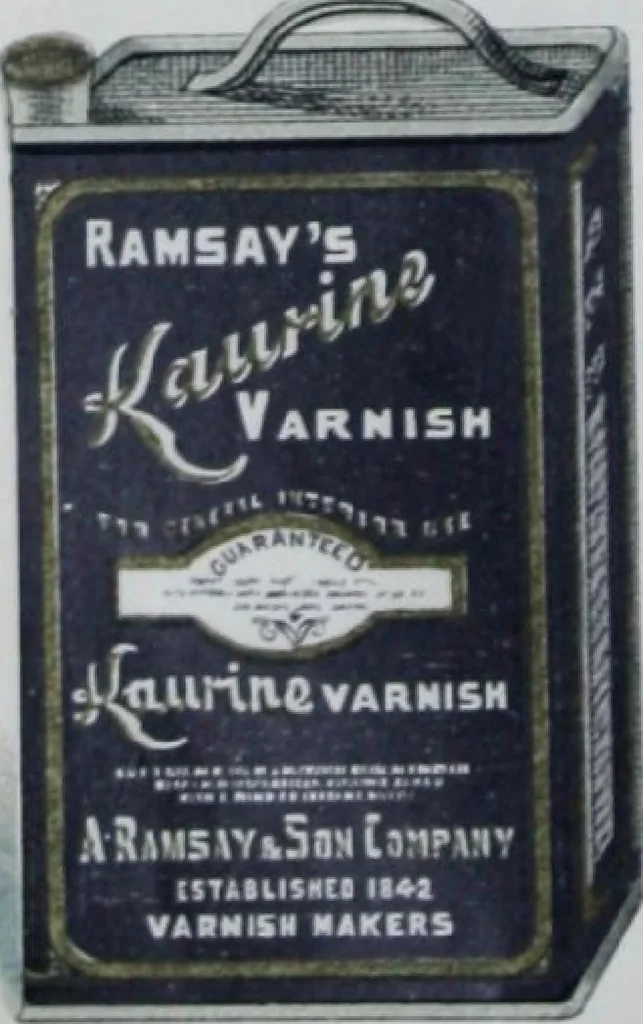 An illustration from A. Ramsay & Son Company, paint makers, Montreal, 1905, leaf 28