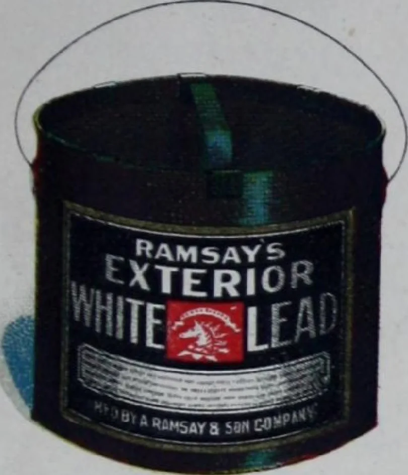 An illustration from A. Ramsay & Son Company, paint makers, Montreal, 1905, leaf 3