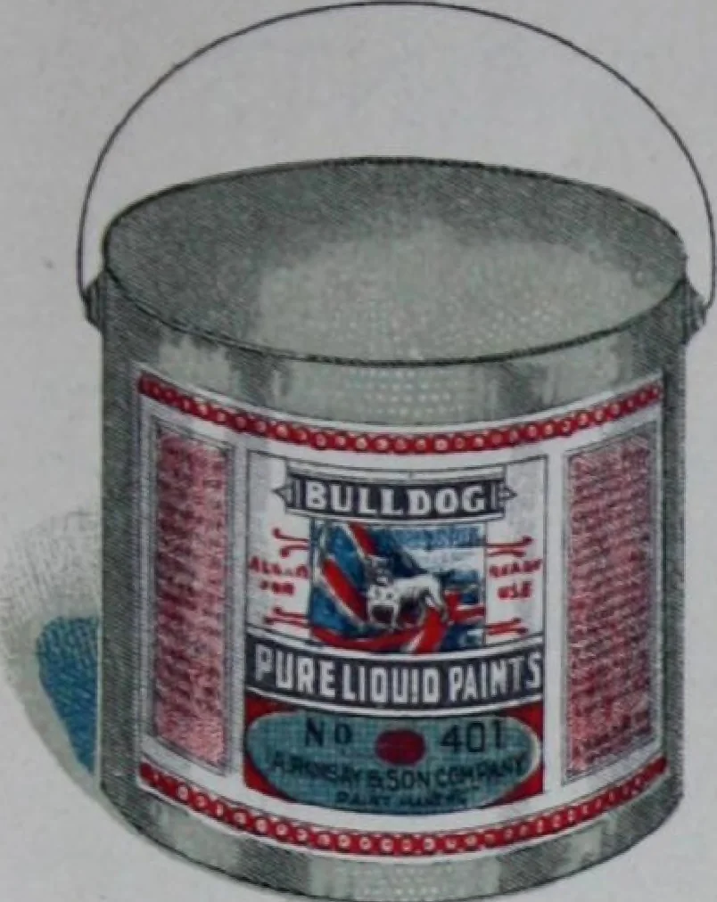 An illustration from A. Ramsay & Son Company, paint makers, Montreal, 1905, leaf 5