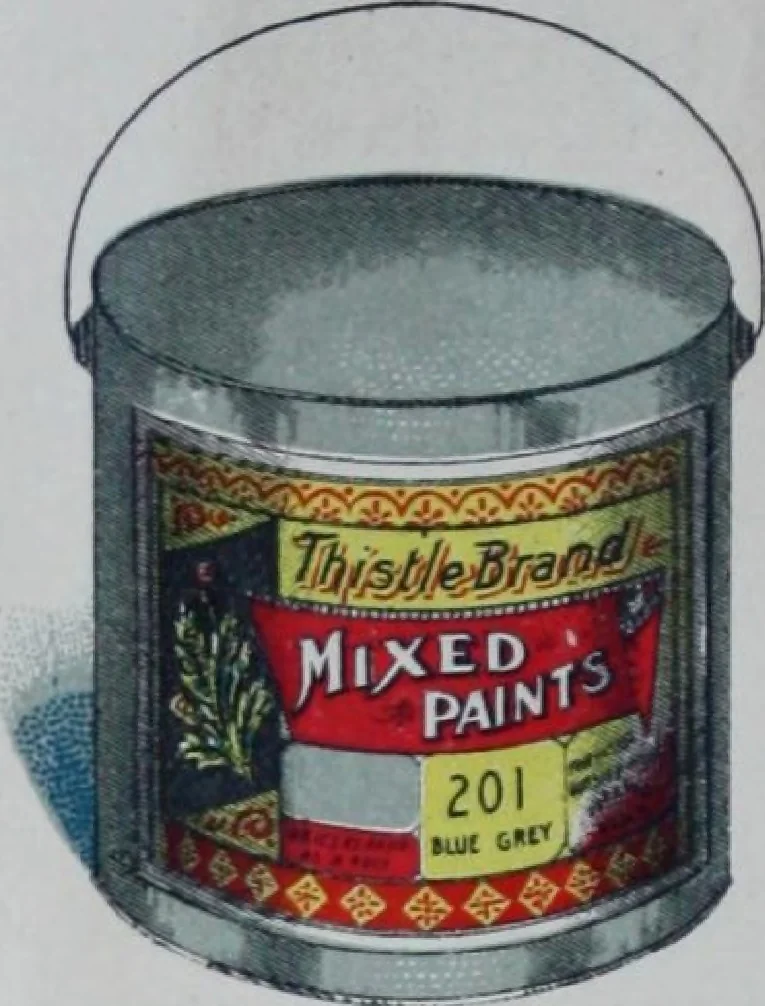 An illustration from A. Ramsay & Son Company, paint makers, Montreal, 1905, leaf 6