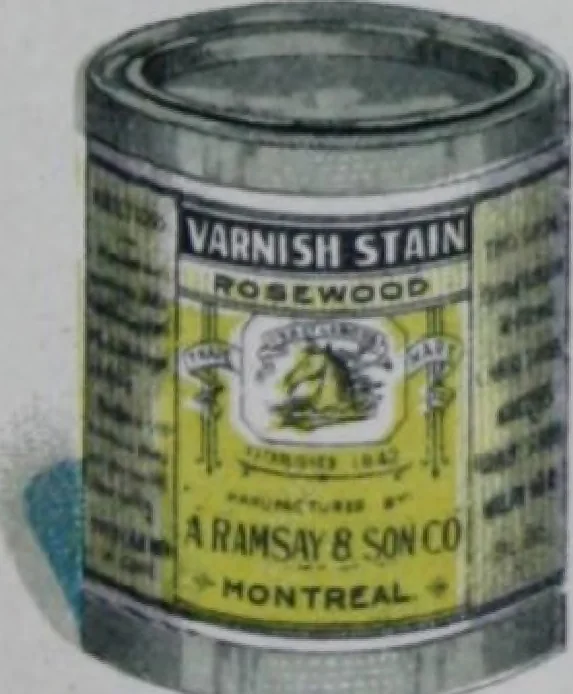 An illustration from A. Ramsay & Son Company, paint makers, Montreal, 1905, leaf 9