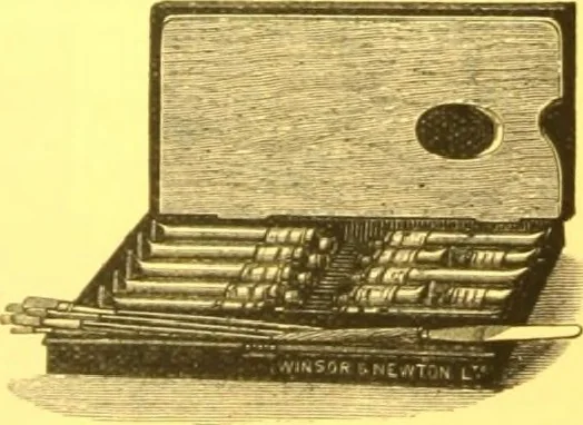 An illustration from A descriptive handbook of modern water colour pigments illustrated with seventy-two colour washes skilfully gradated by hand on Whatman's drawing paper : with an introductory essay on the recent water-colour controversy., 1887, leaf 110