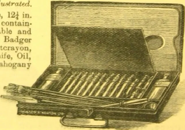 An illustration from A descriptive handbook of modern water colour pigments illustrated with seventy-two colour washes skilfully gradated by hand on Whatman's drawing paper : with an introductory essay on the recent water-colour controversy., 1887, leaf 111