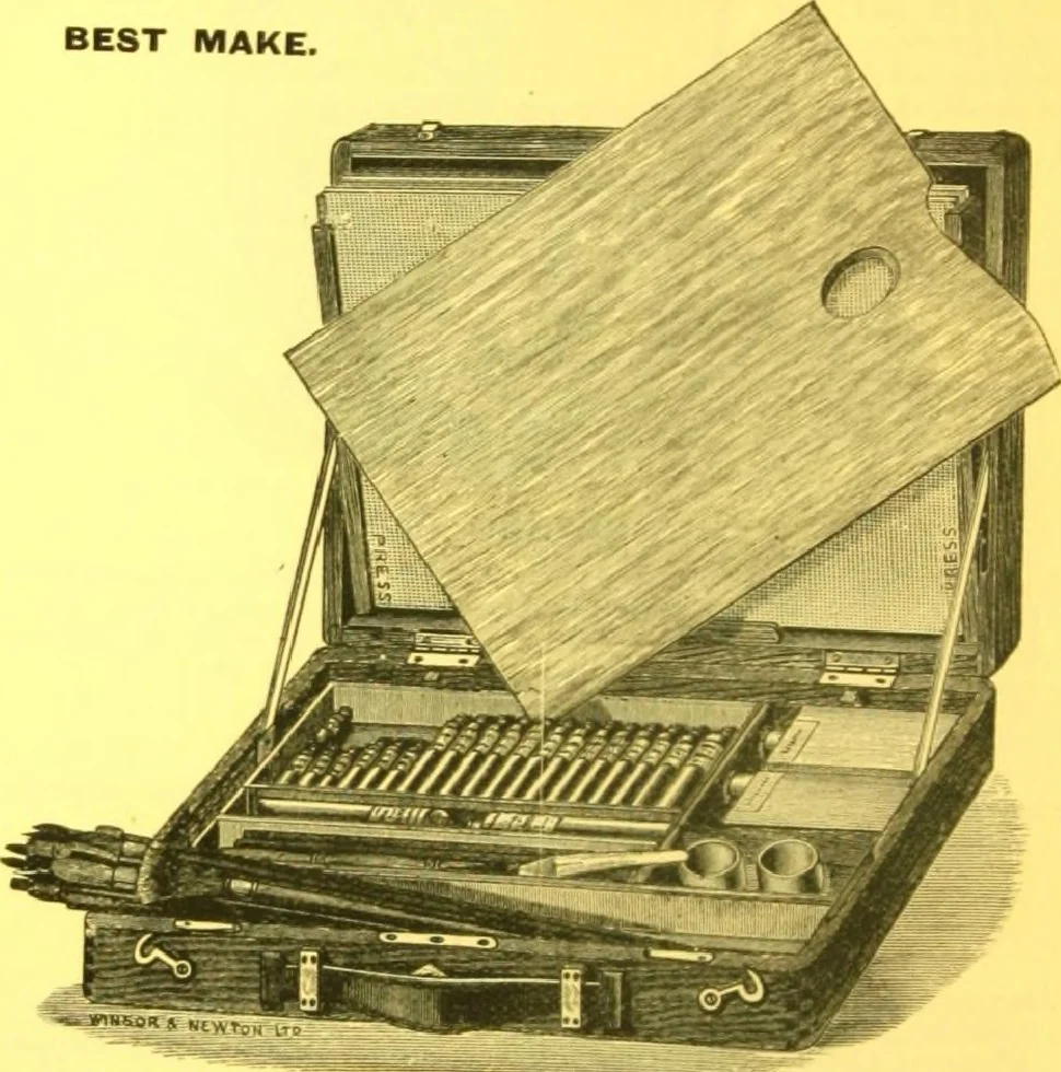 An illustration from A descriptive handbook of modern water colour pigments illustrated with seventy-two colour washes skilfully gradated by hand on Whatman's drawing paper : with an introductory essay on the recent water-colour controversy., 1887, leaf 113