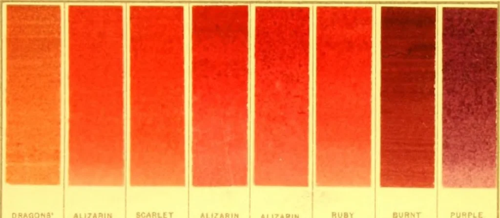 An illustration from A descriptive handbook of modern water colour pigments illustrated with seventy-two colour washes skilfully gradated by hand on Whatman's drawing paper : with an introductory essay on the recent water-colour controversy., 1887, leaf 8