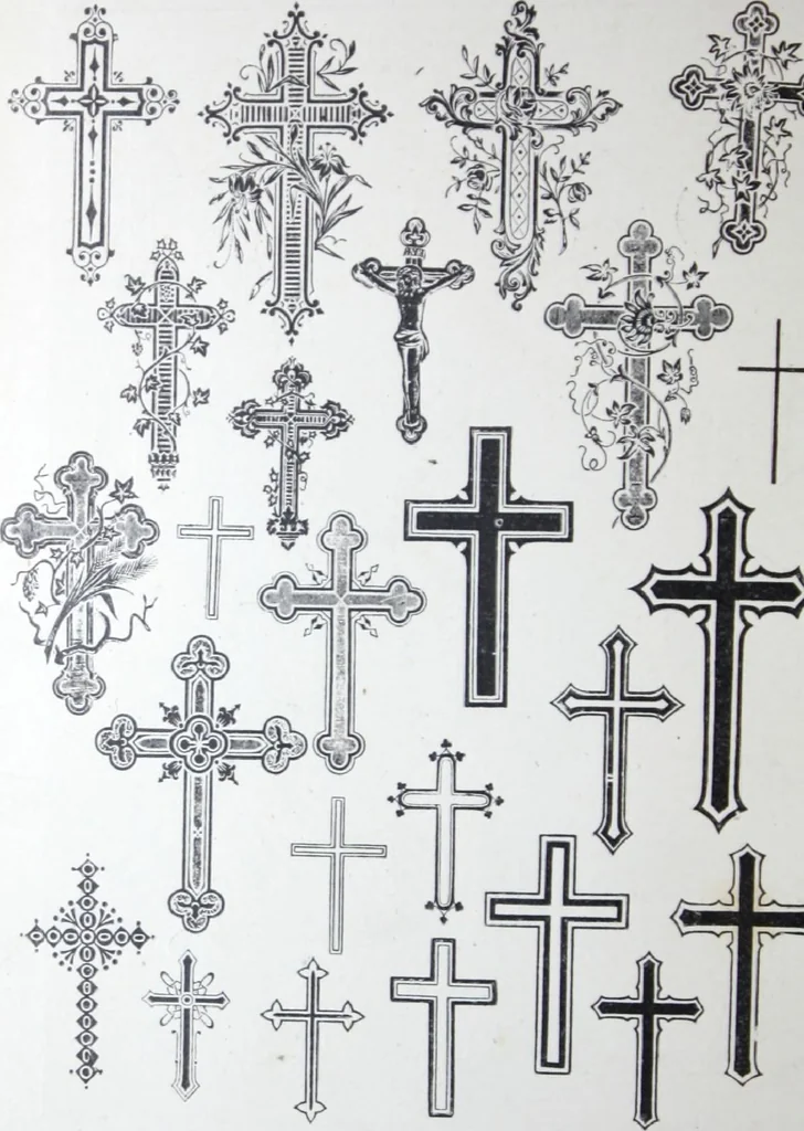 An illustration from A few suggestions for ornamental decoration : a collection of designs & colour schemes for painters' and decorators' work / compiled by F. Scott Mitchell., 1908, leaf 107