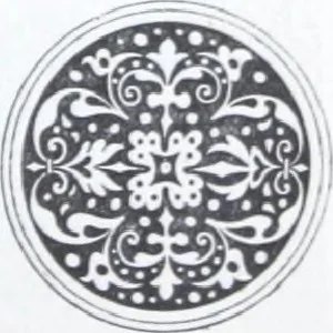 An illustration from A few suggestions for ornamental decoration : a collection of designs & colour schemes for painters' and decorators' work / compiled by F. Scott Mitchell., 1908, leaf 60