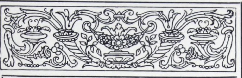 An illustration from A few suggestions for ornamental decoration in painters' and decorators' work / compiled by F. Scott Mitchell., 1909, leaf 10
