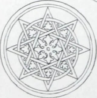 An illustration from A few suggestions for ornamental decoration in painters' and decorators' work / compiled by F. Scott Mitchell., 1909, leaf 113
