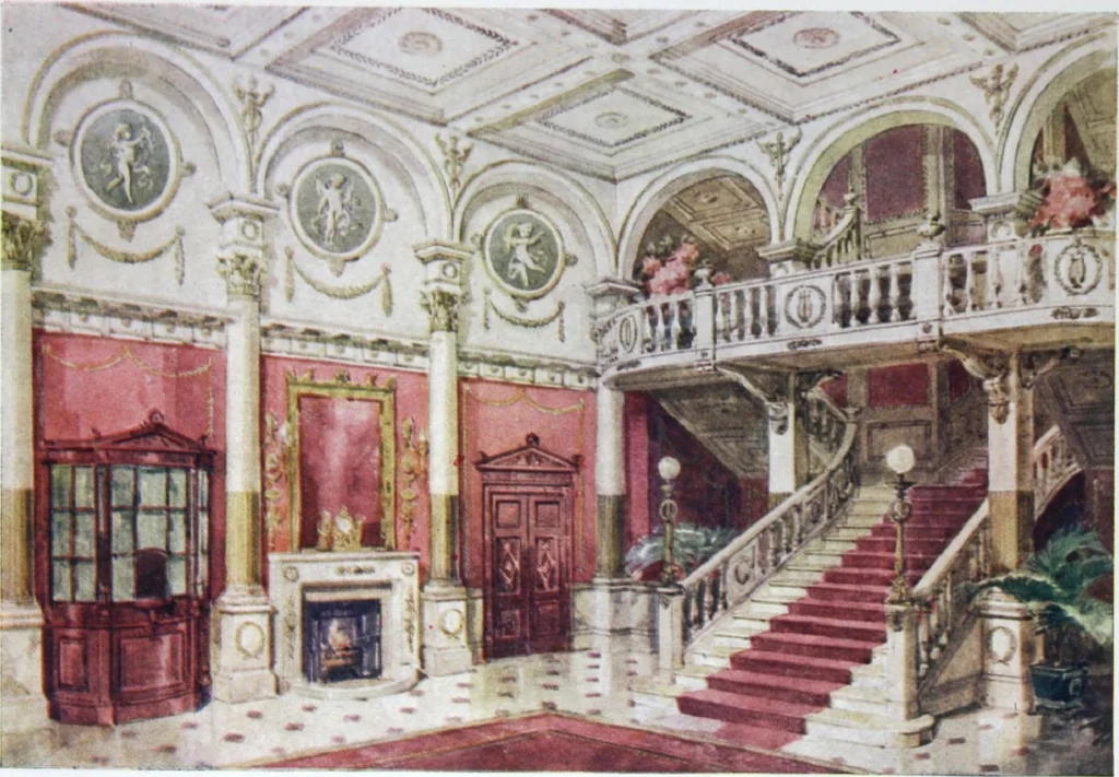An illustration from A few suggestions for ornamental decoration in painters' and decorators' work / compiled by F. Scott Mitchell., 1909, leaf 114