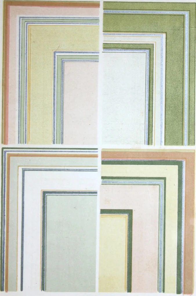 An illustration from A few suggestions for ornamental decoration in painters' and decorators' work / compiled by F. Scott Mitchell., 1909, leaf 120