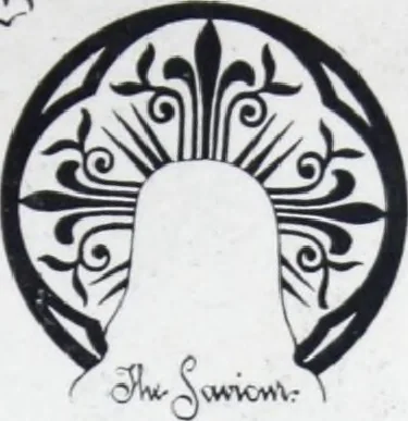 An illustration from A few suggestions for ornamental decoration in painters' and decorators' work / compiled by F. Scott Mitchell., 1909, leaf 136
