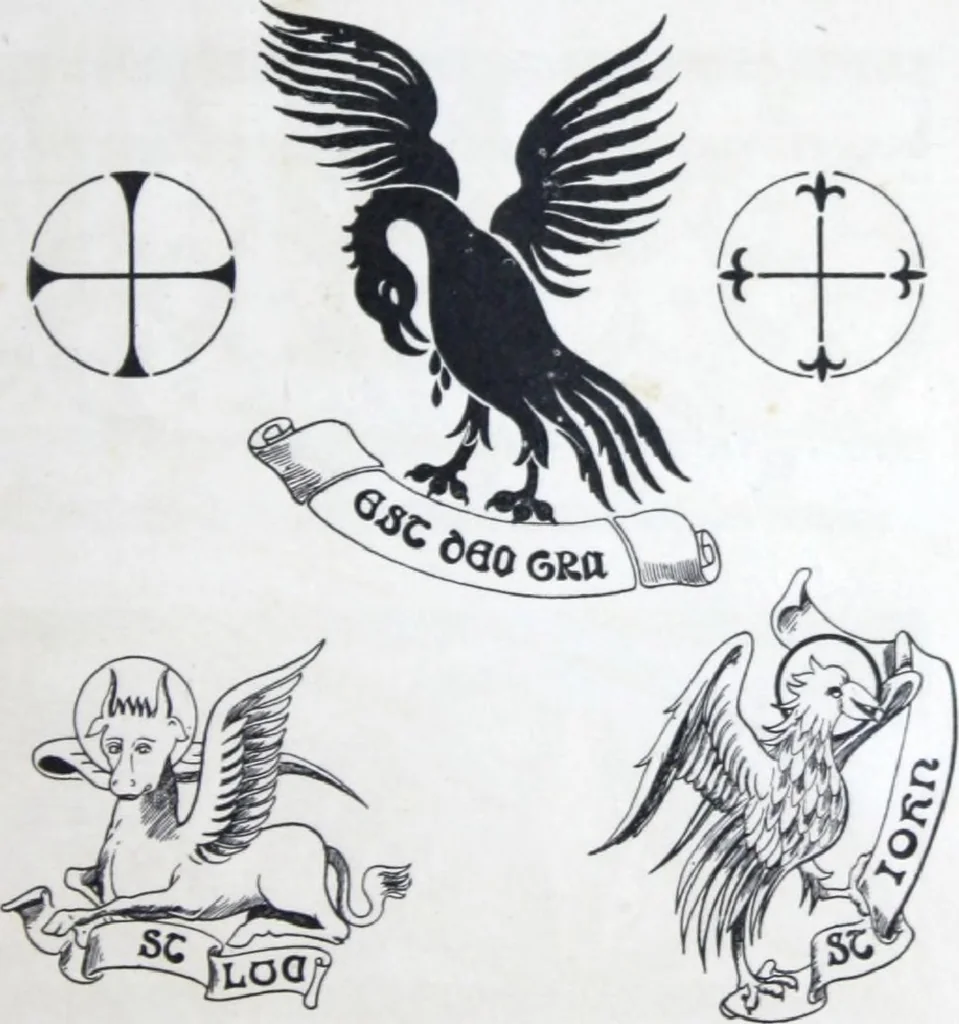 An illustration from A few suggestions for ornamental decoration in painters' and decorators' work / compiled by F. Scott Mitchell., 1909, leaf 140