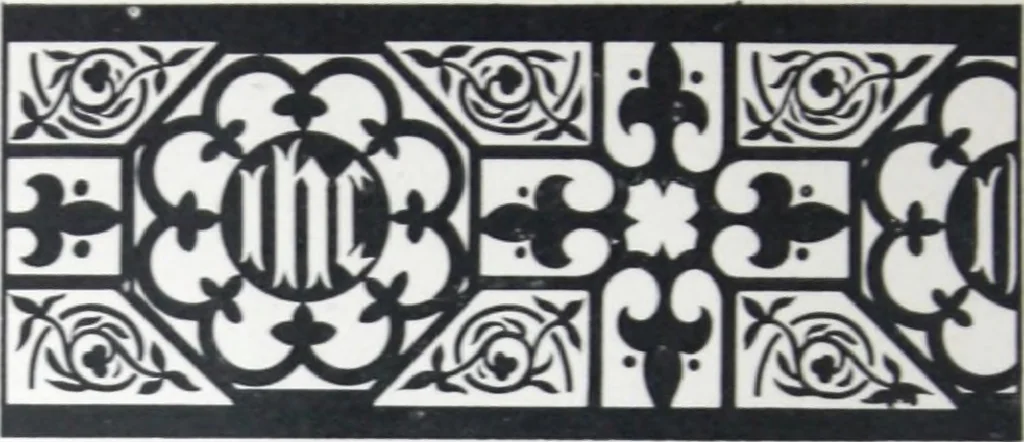 An illustration from A few suggestions for ornamental decoration in painters' and decorators' work / compiled by F. Scott Mitchell., 1909, leaf 141