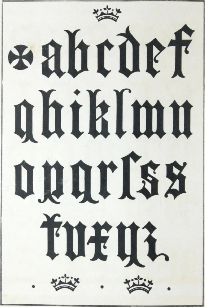 An illustration from A few suggestions for ornamental decoration in painters' and decorators' work / compiled by F. Scott Mitchell., 1909, leaf 145