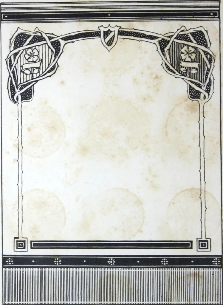 An illustration from A few suggestions for ornamental decoration in painters' and decorators' work / compiled by F. Scott Mitchell., 1909, leaf 159