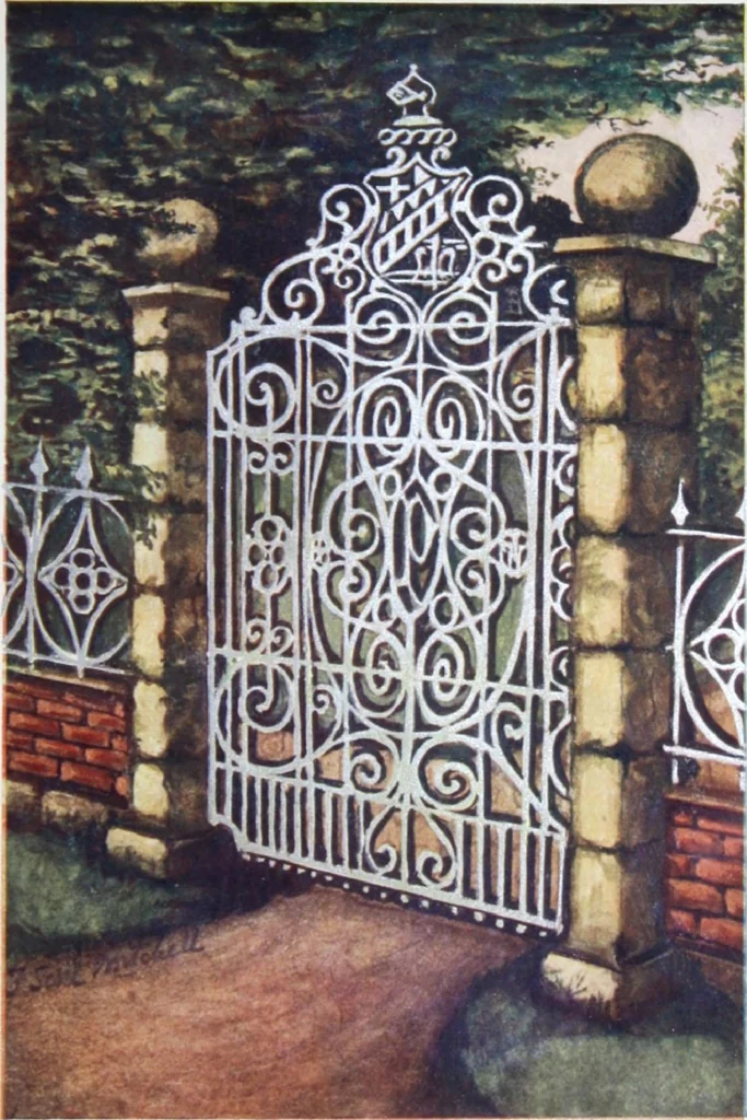 An illustration from A few suggestions for ornamental decoration in painters' and decorators' work / compiled by F. Scott Mitchell., 1909, leaf 26