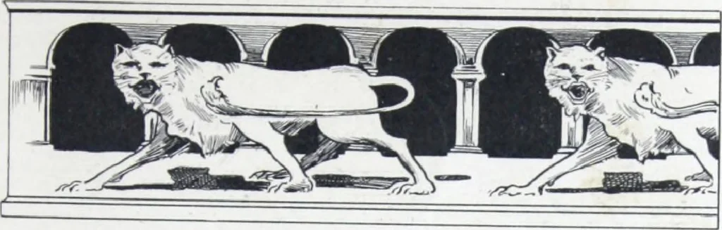 An illustration from A few suggestions for ornamental decoration in painters' and decorators' work / compiled by F. Scott Mitchell., 1909, leaf 50